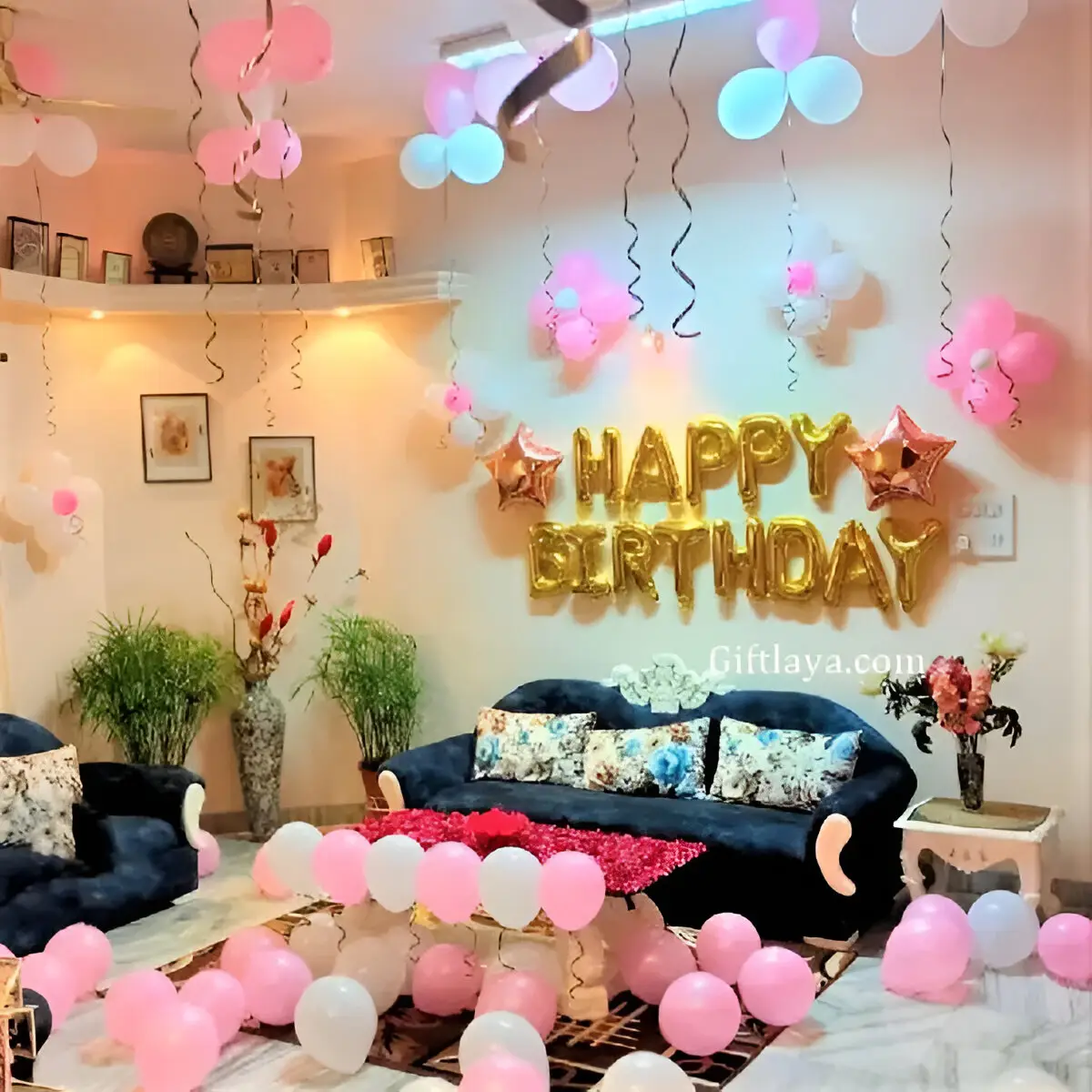 Pink and White Decoration