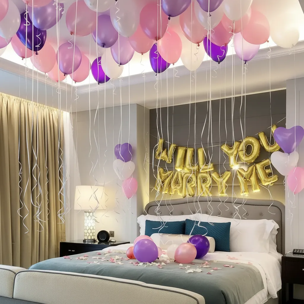 Proposal Balloon Decoration at Home