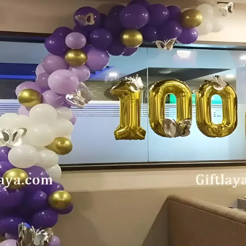 100k Celebration Decoration