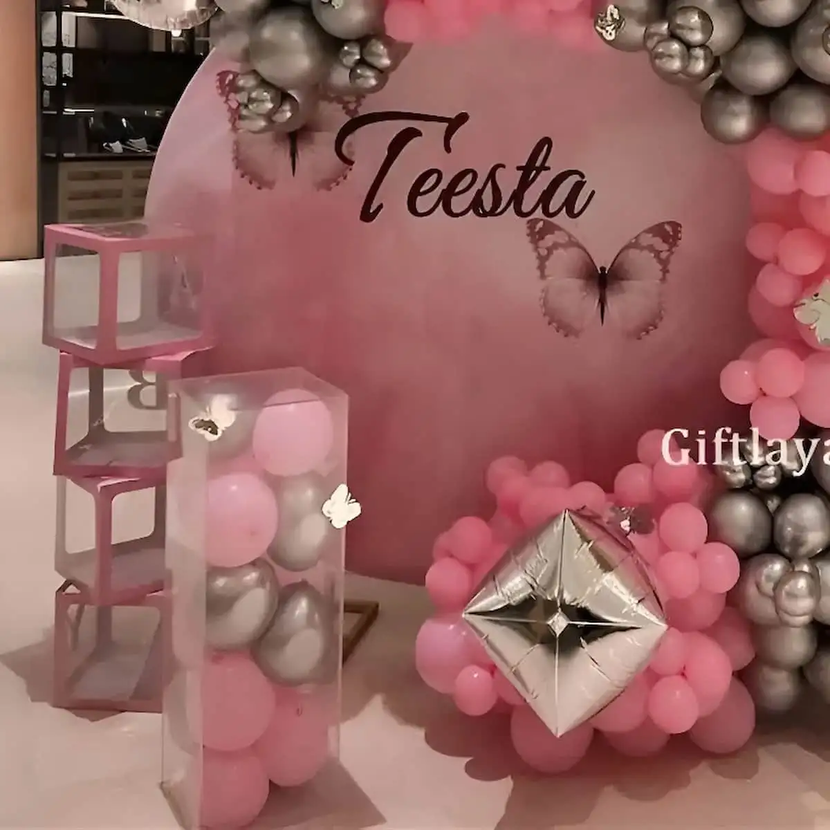 Pink and Silver Theme