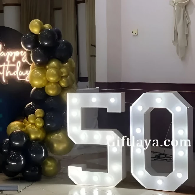 Premium 50th Birthday Decoration