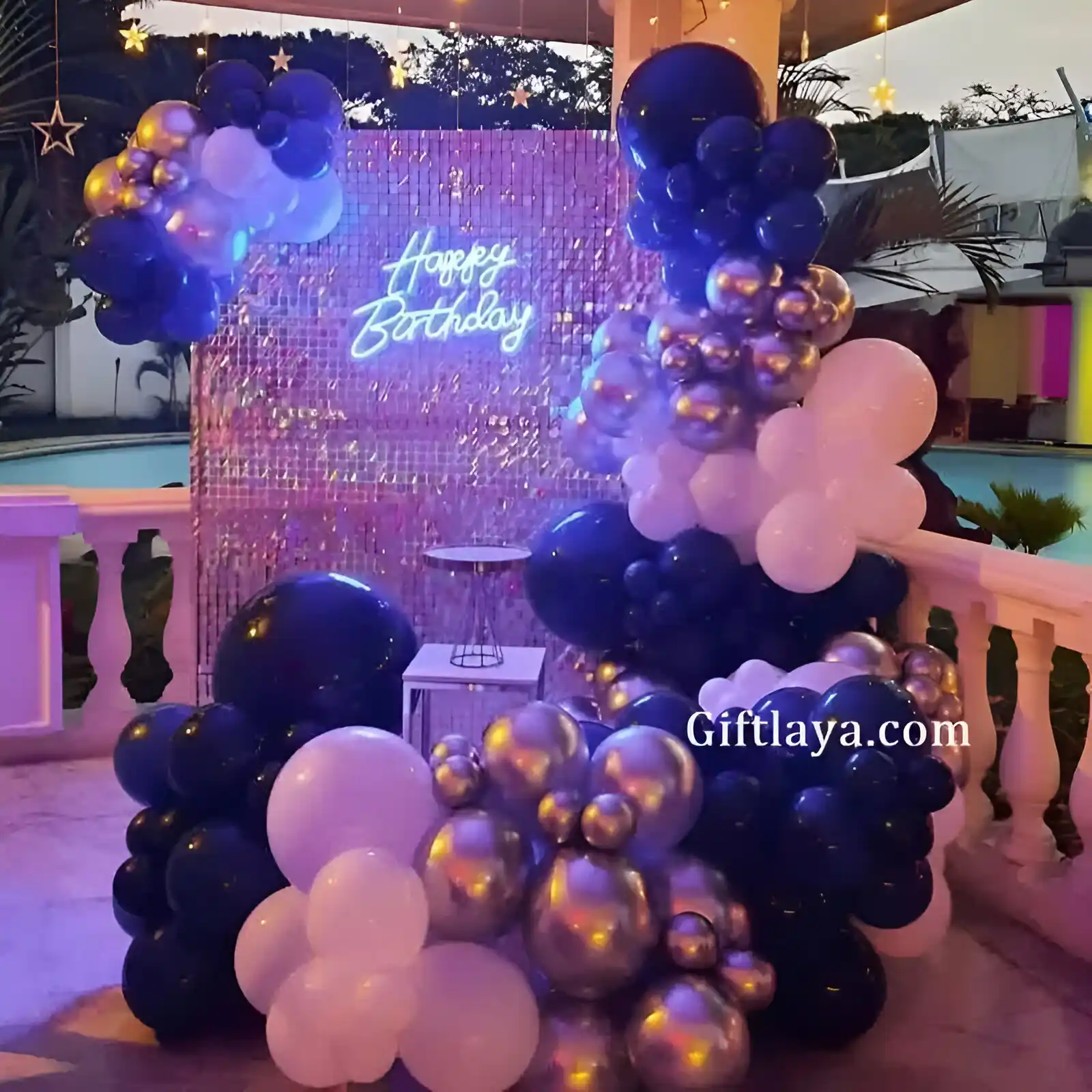 Birthday Terrace Sequins Decoration
