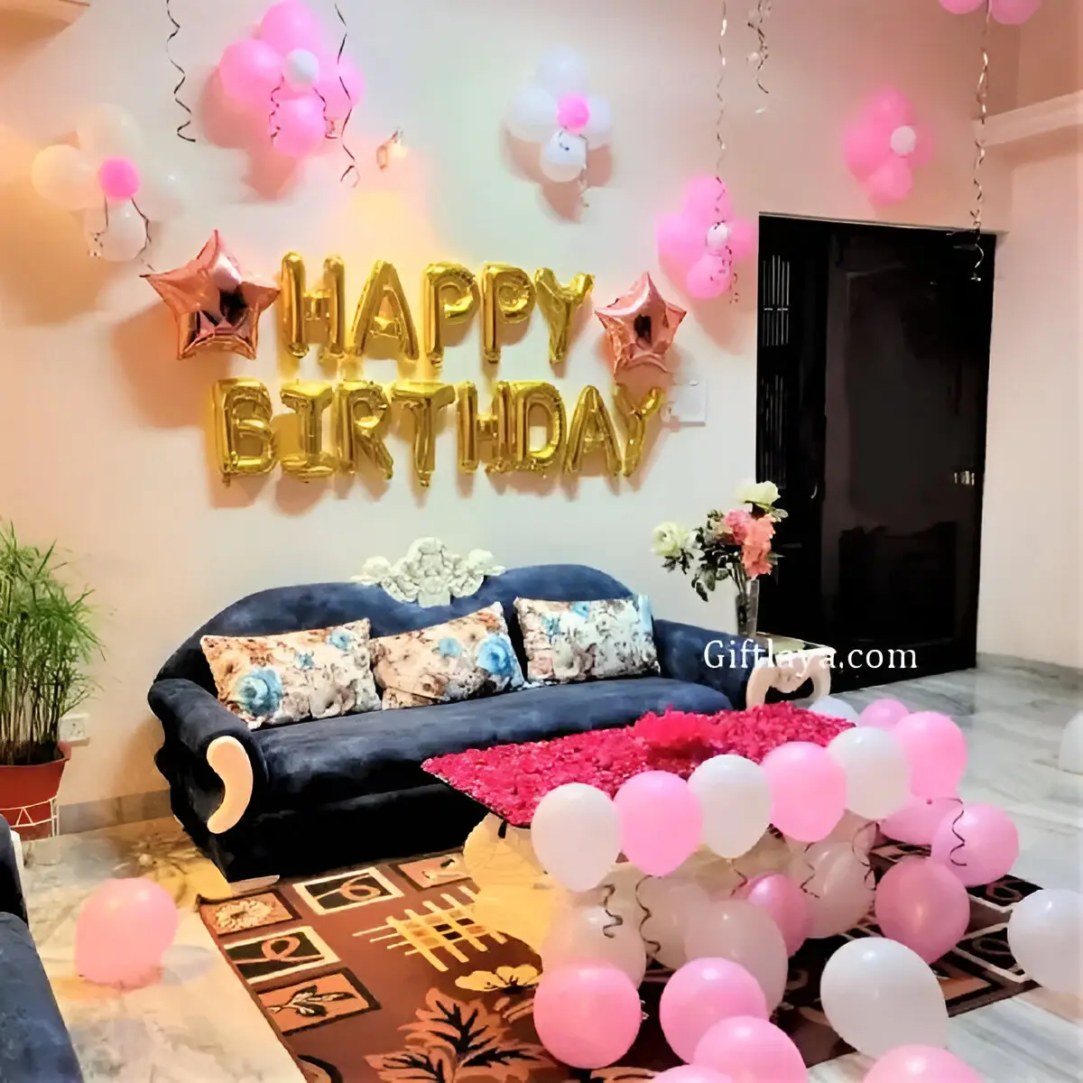 Pink and White Decoration