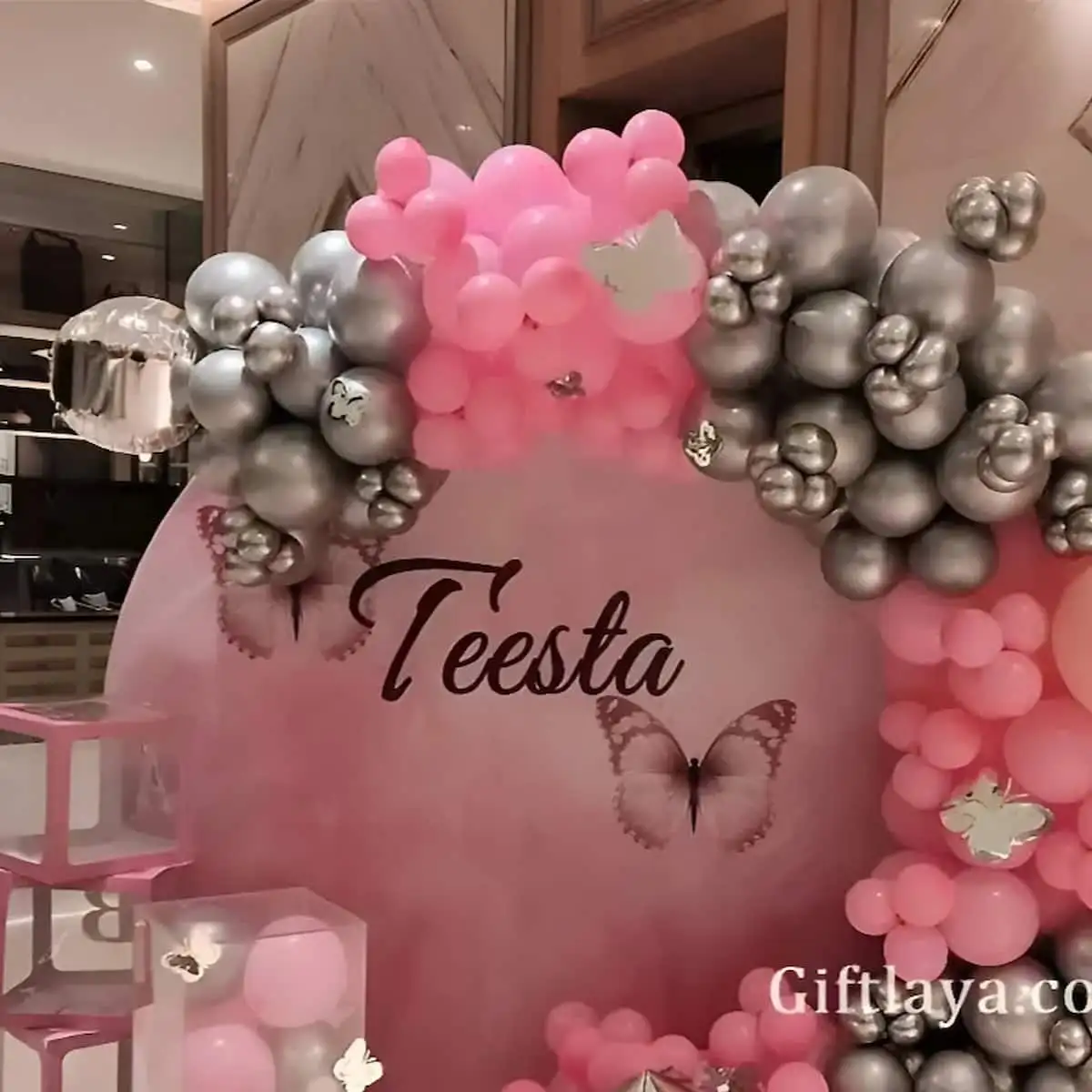 Pink and Silver Theme