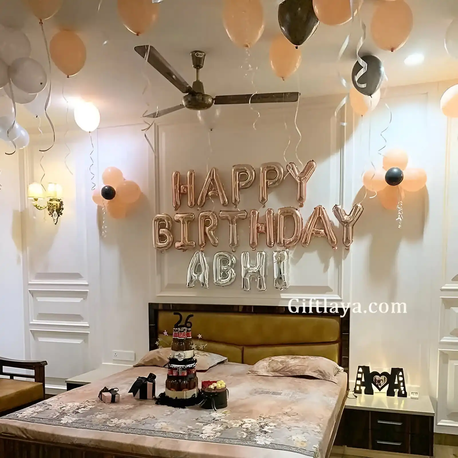 Rose Gold Room Decoration