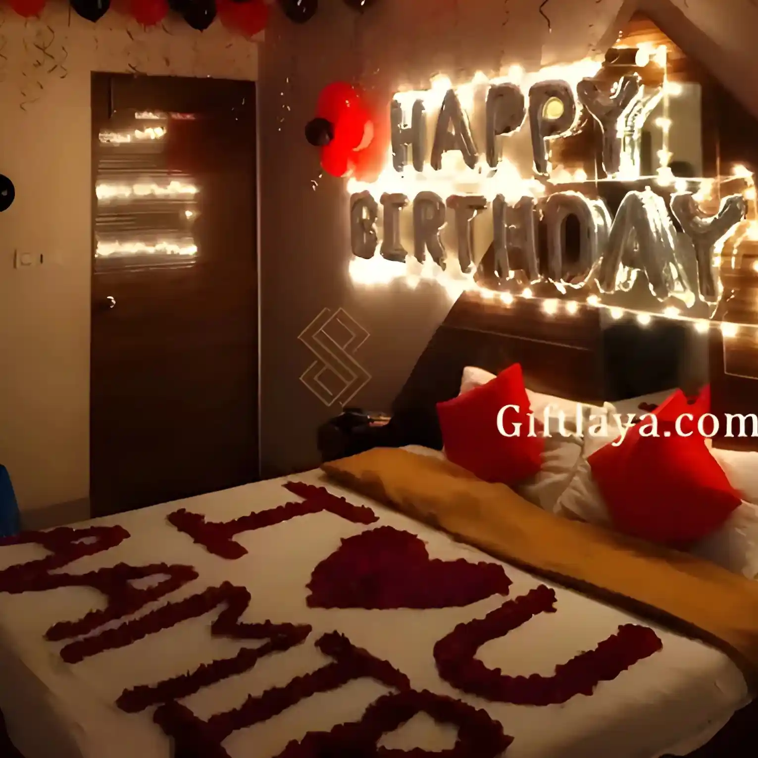 Romantic Birthday Room Decoration