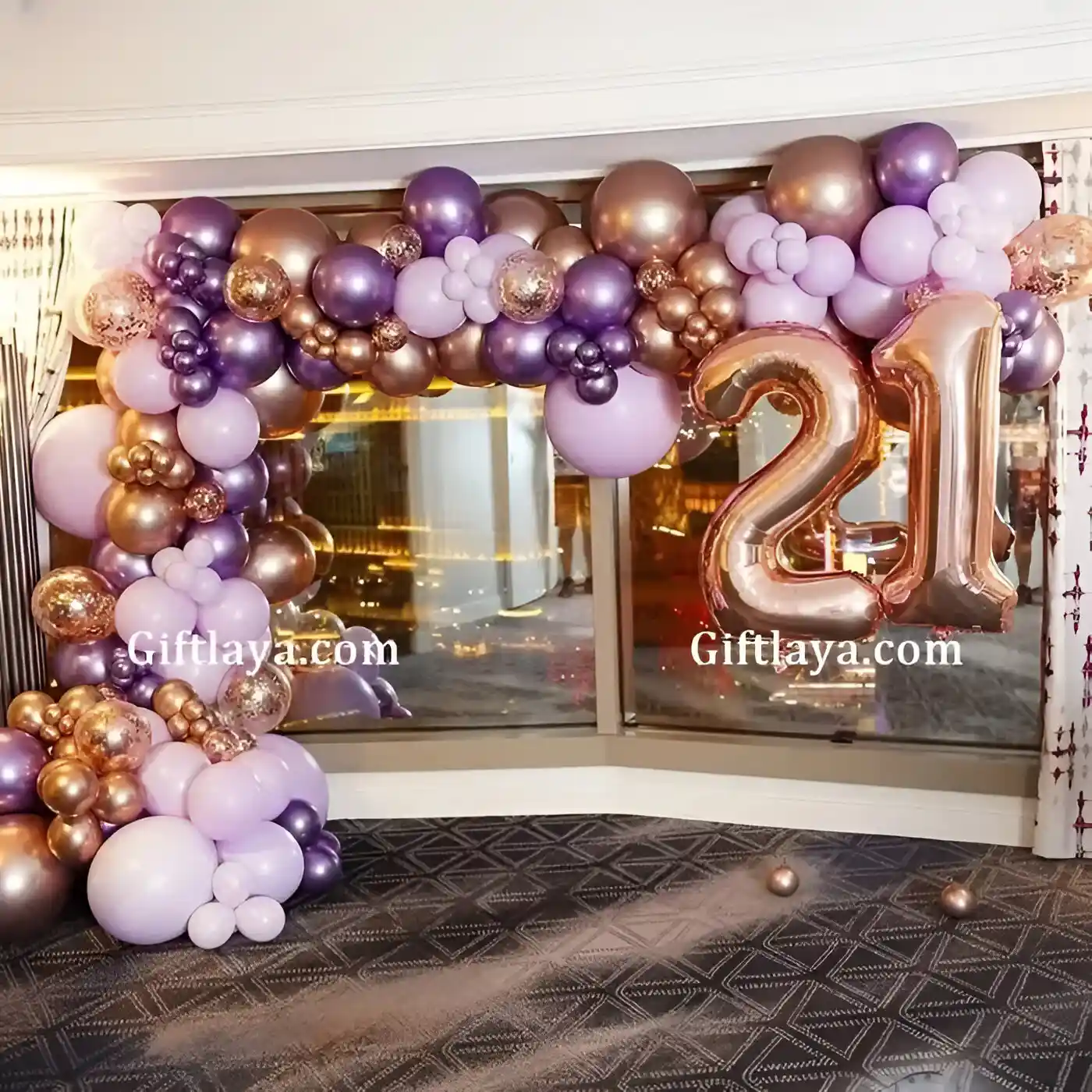 21st Birthday Arch Decoration