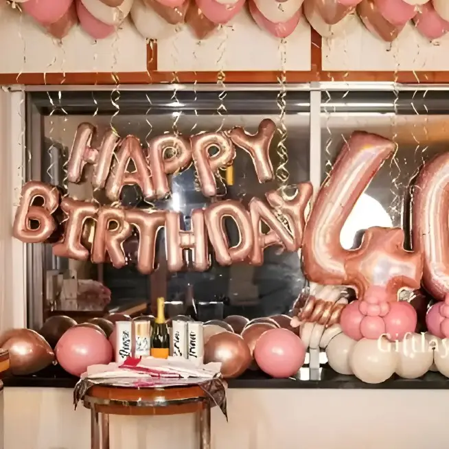 Pink Peach Theme Decoration