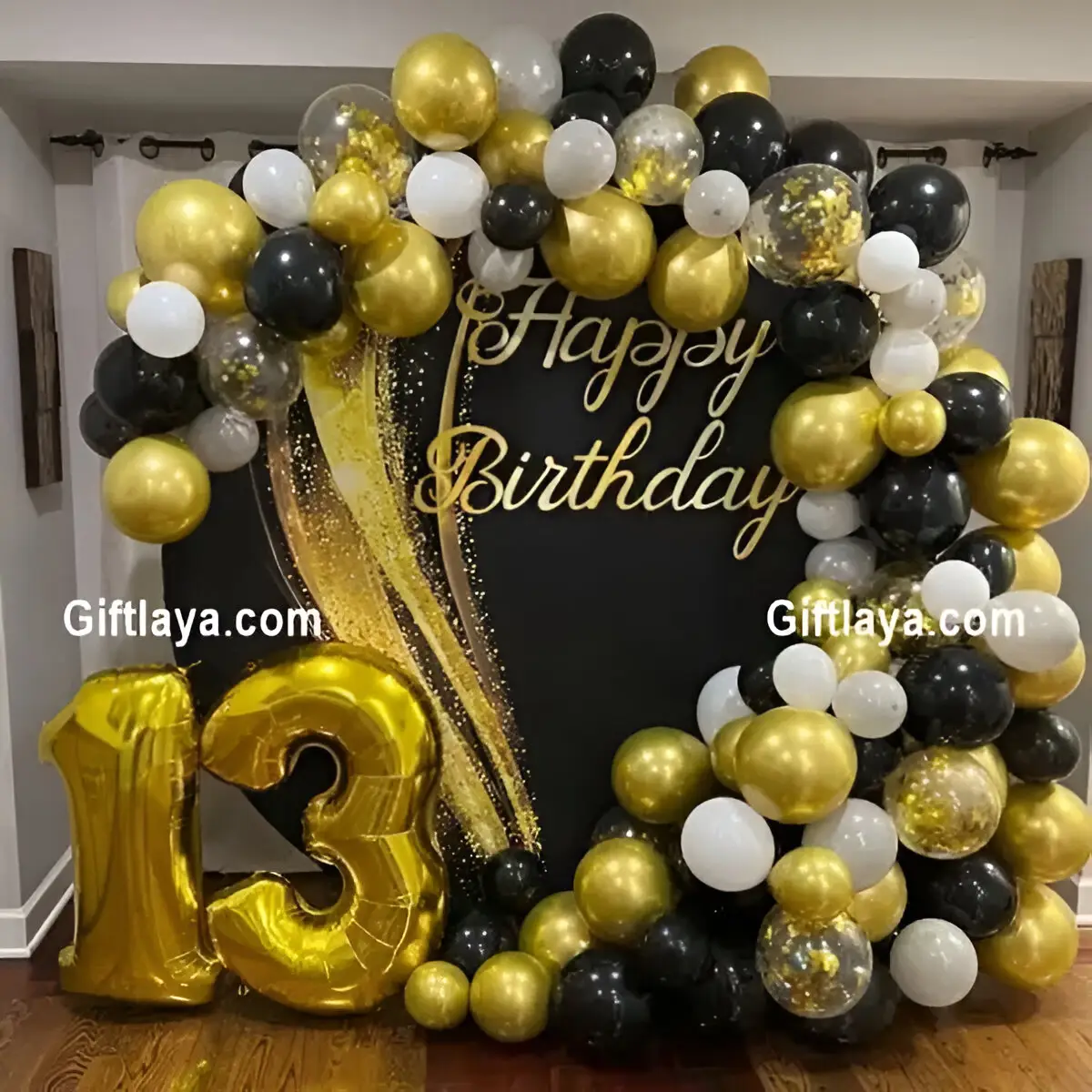Customized Black Backdrop