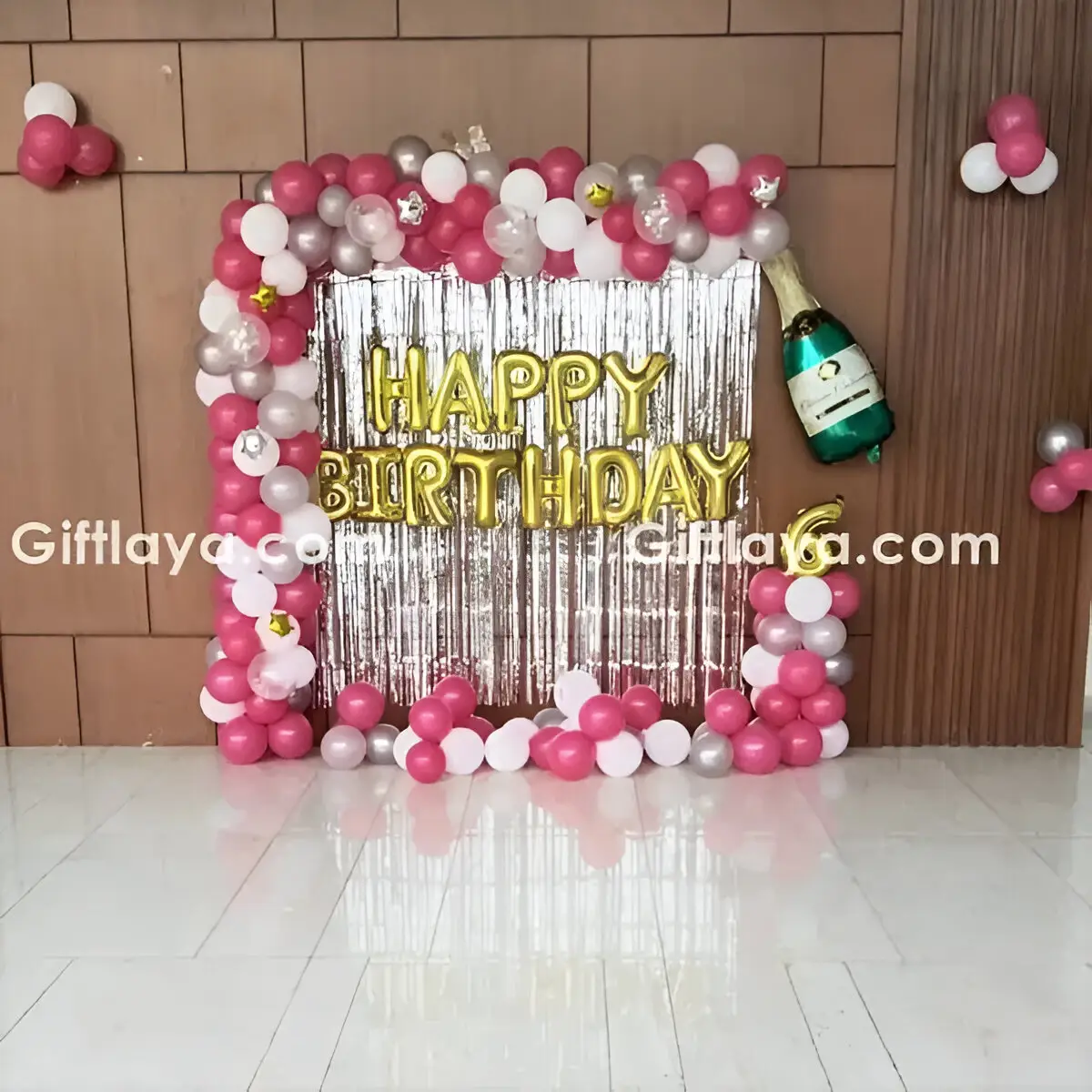 Champagne Bottle Decoration