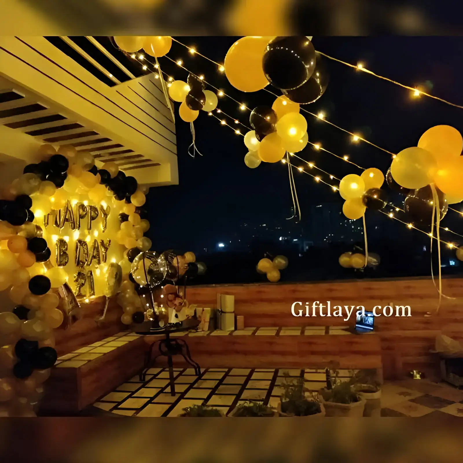 Night Birthday Decoration