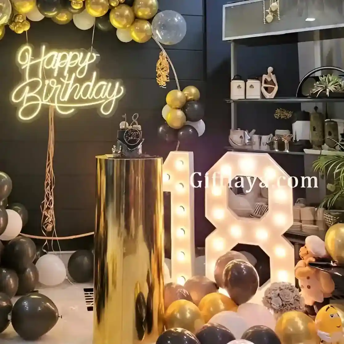 Golden Chrome Decoration