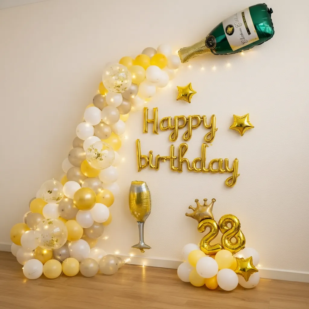 Simple Birthday Wall Decoration