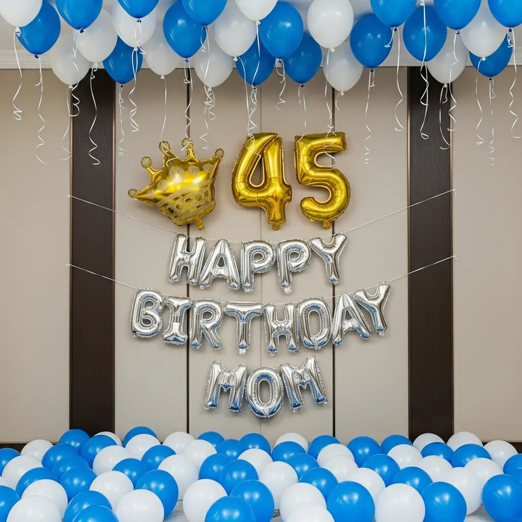 45th Birthday Decor for Mom