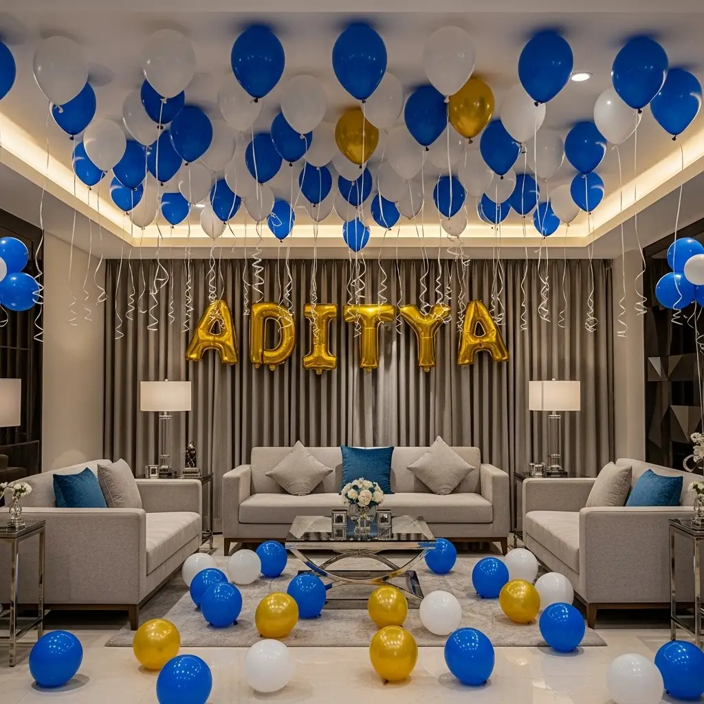 Birthday Surprise Decoration at Home