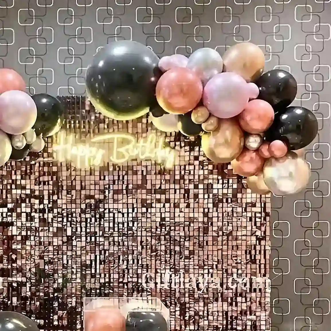 Classy Sequence Birthday Decoration