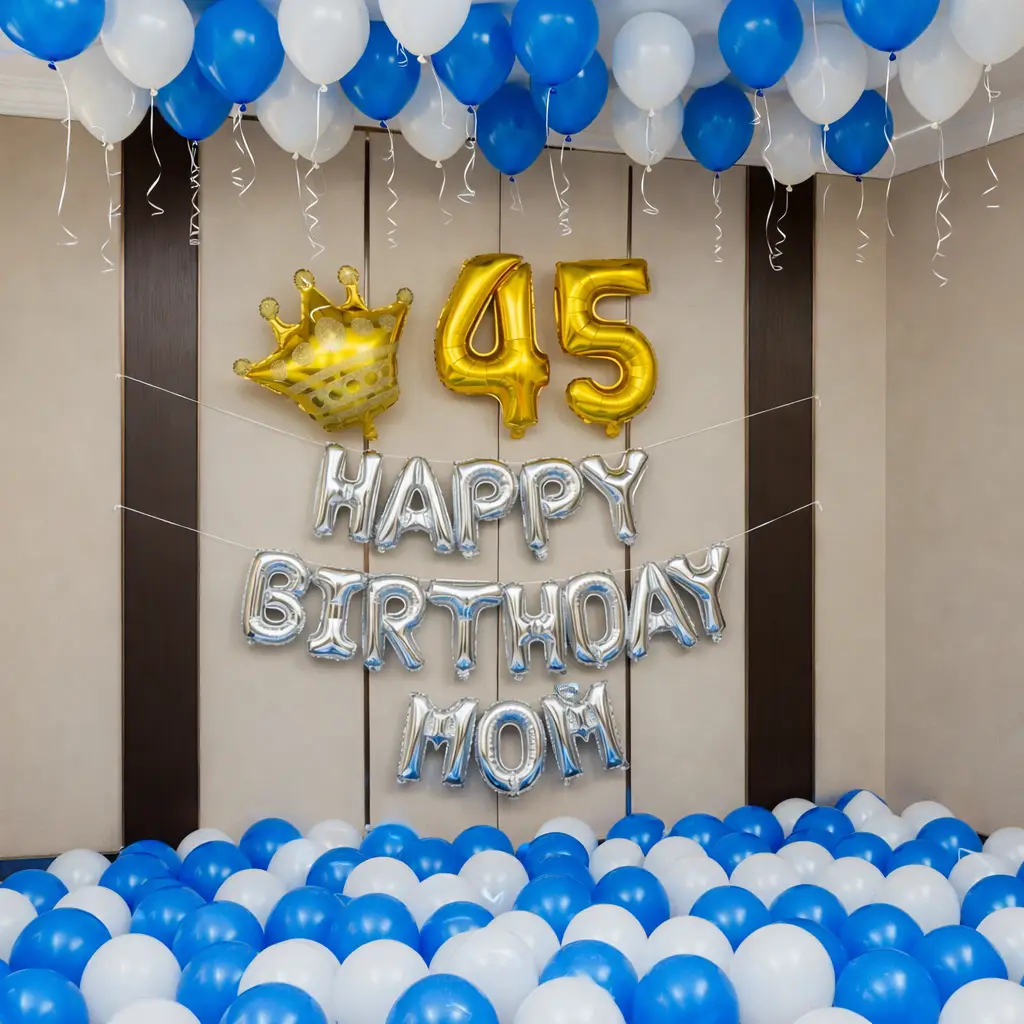 45th Birthday Decor for Mom