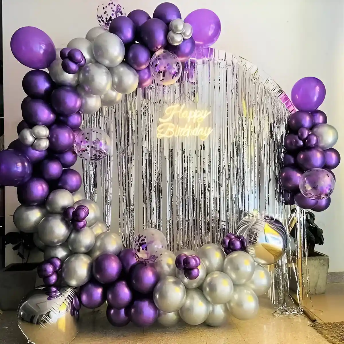 Neon Birthday Decoration