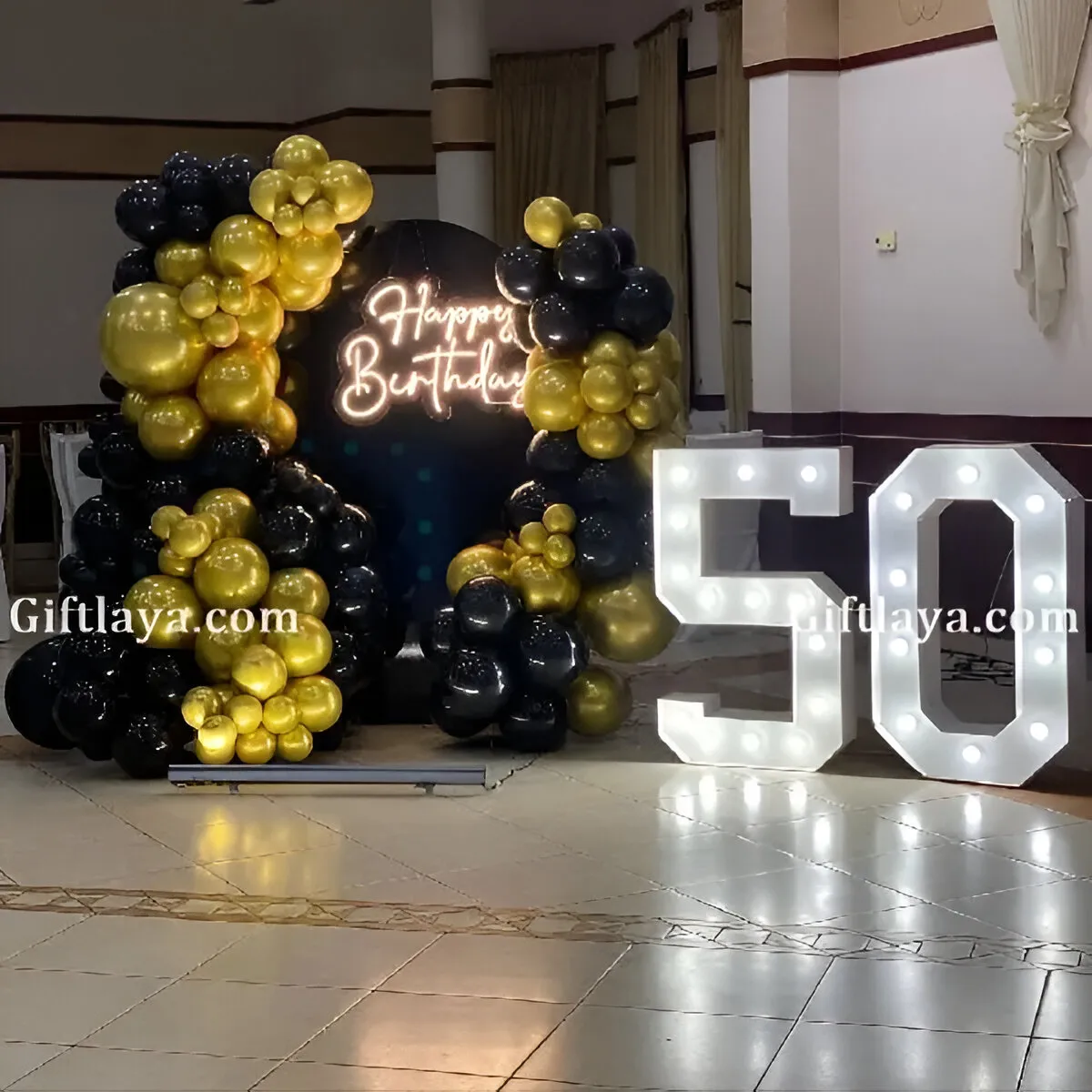 Premium 50th Birthday Decoration
