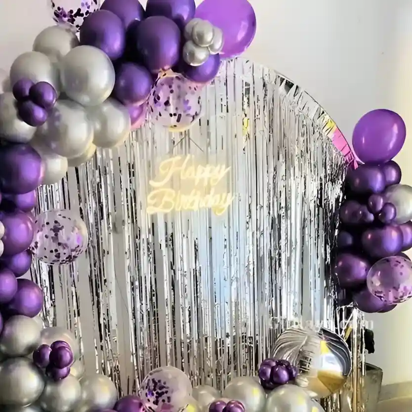 Neon Birthday Decoration