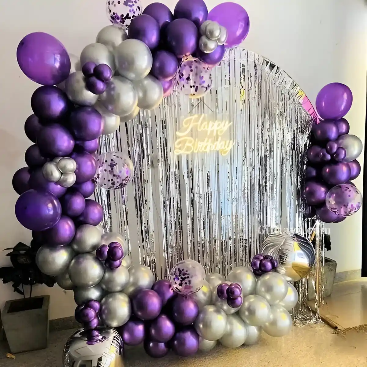 Neon Birthday Decoration
