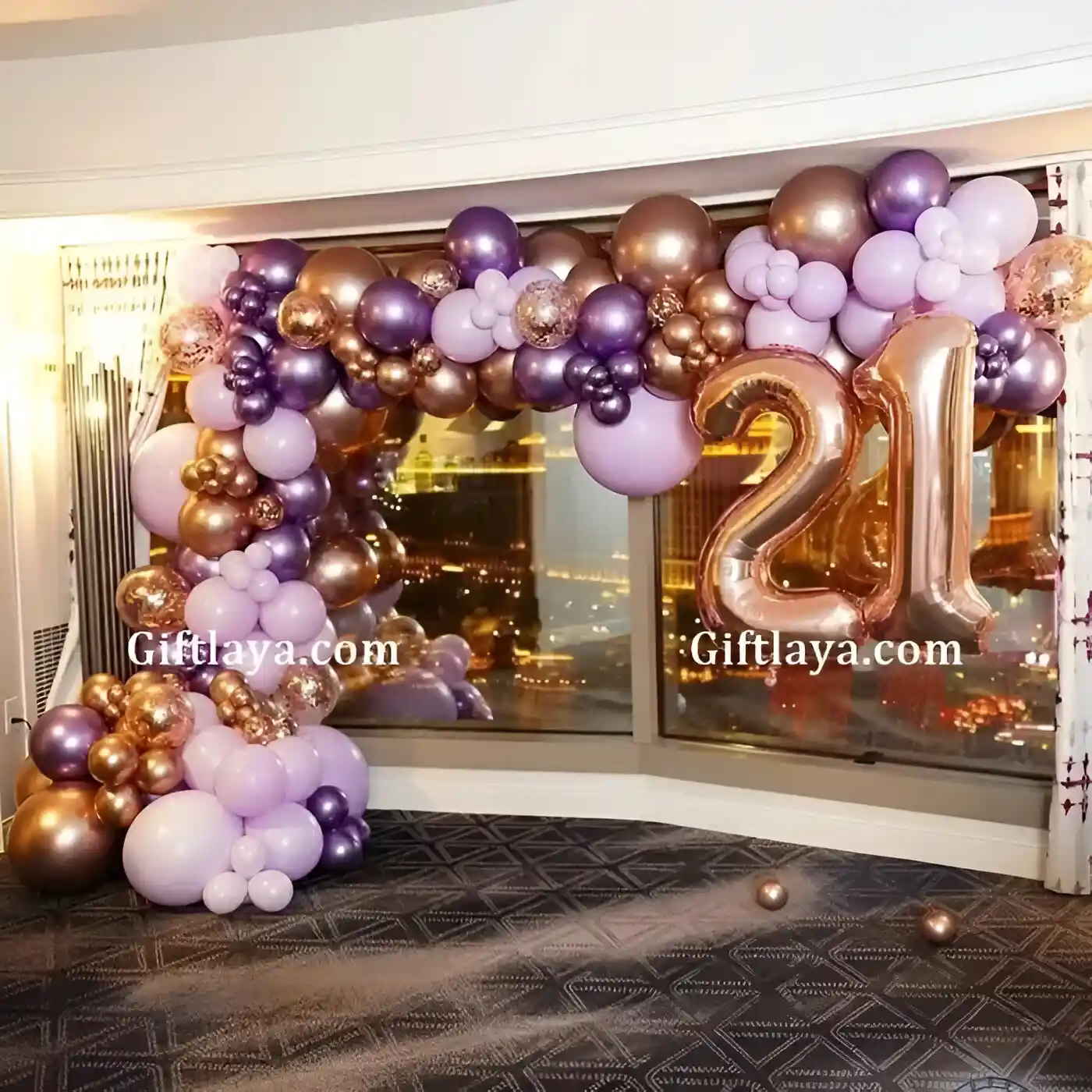 21st Birthday Arch Decoration
