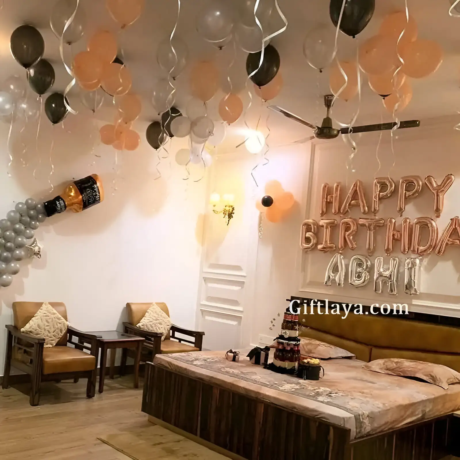Rose Gold Room Decoration