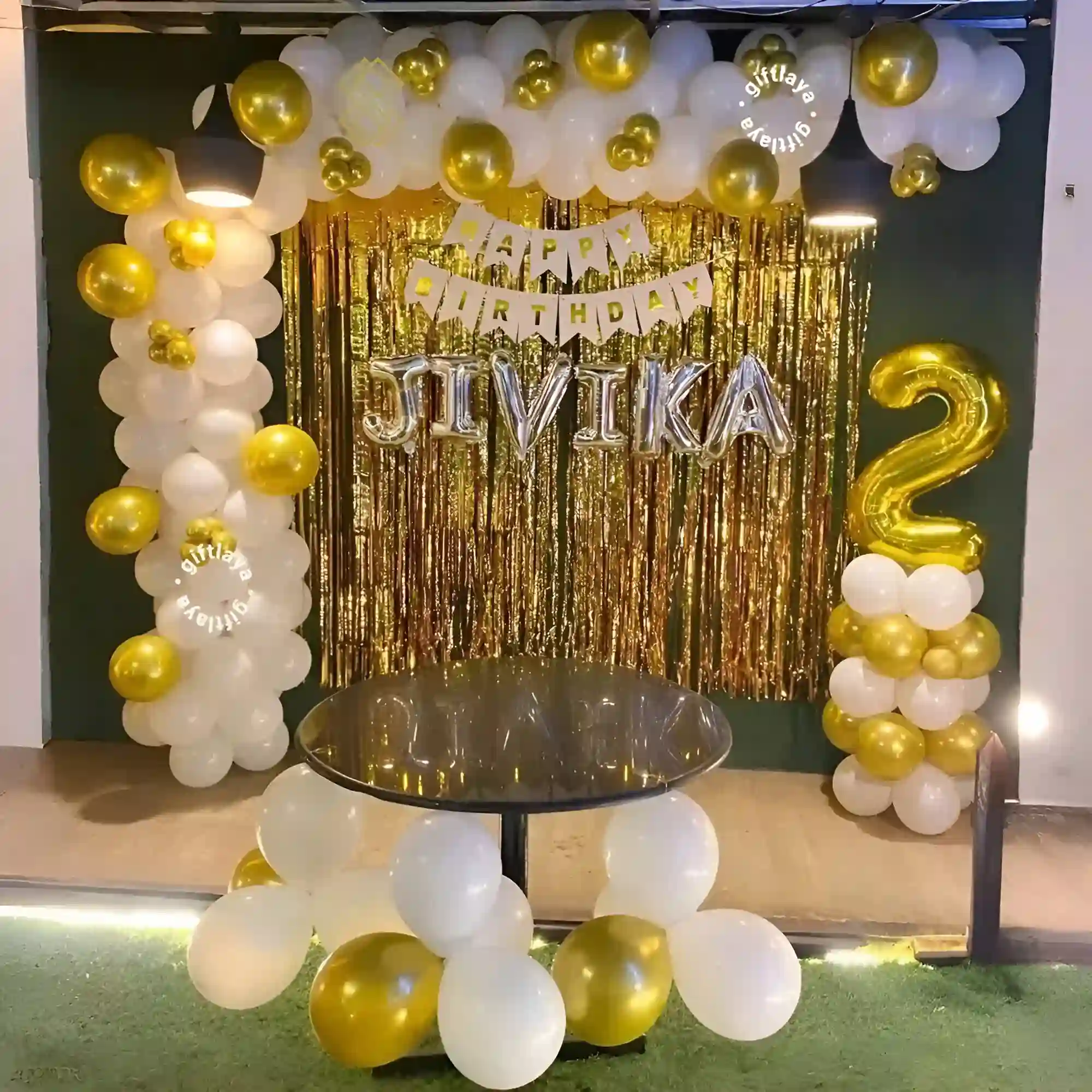 Kids Birthday Balloon Decoration at Home