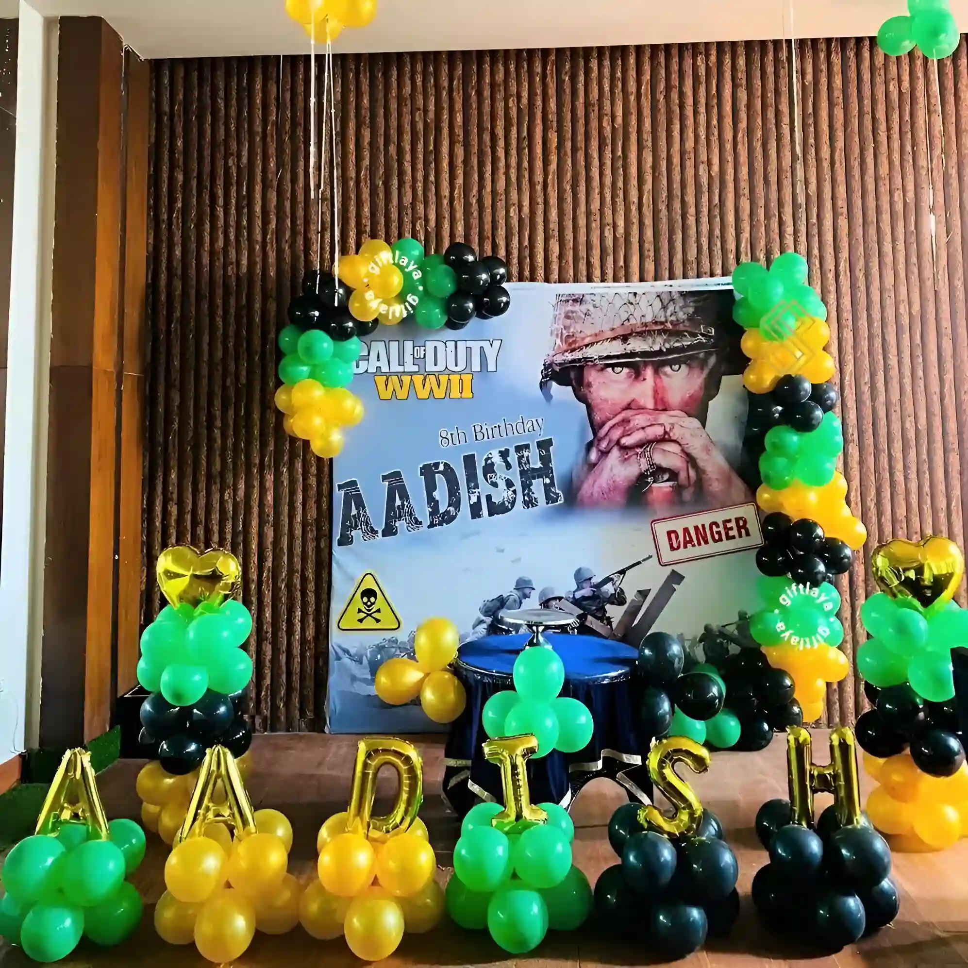 Call of Duty Birthday Decoration