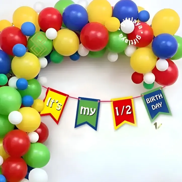 Simple Six Months Birthday Decoration