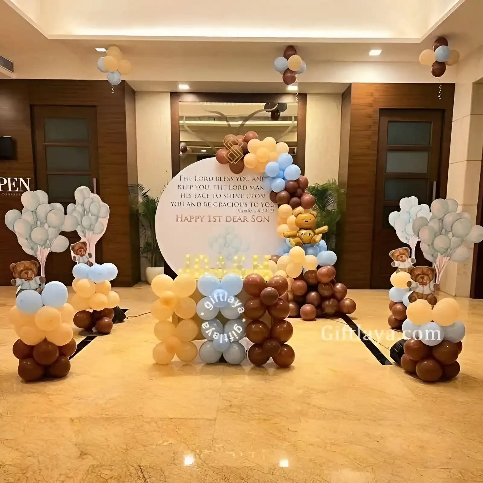 Teddy Theme Balloon Decoration