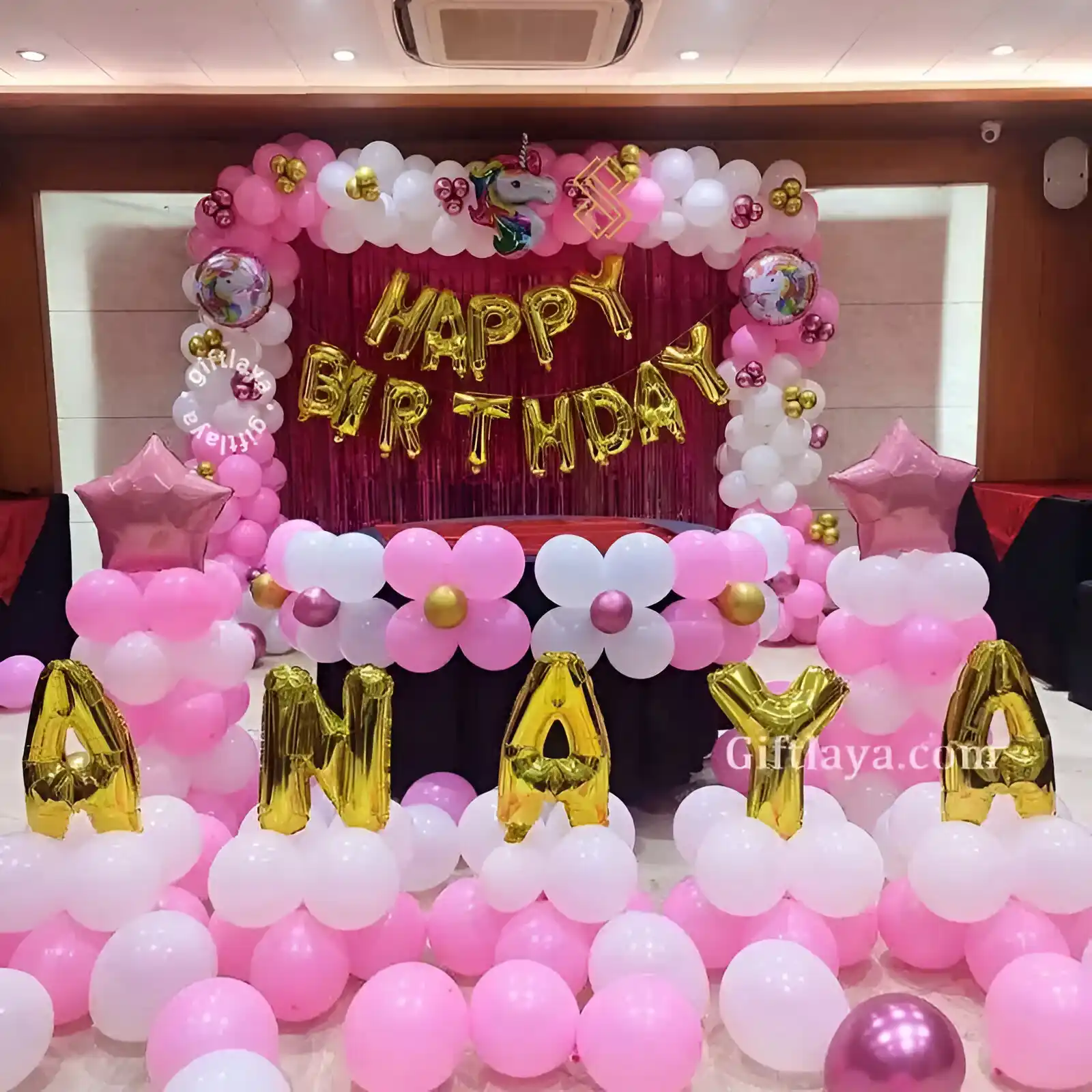 Simple Unicorn Stage Decoration