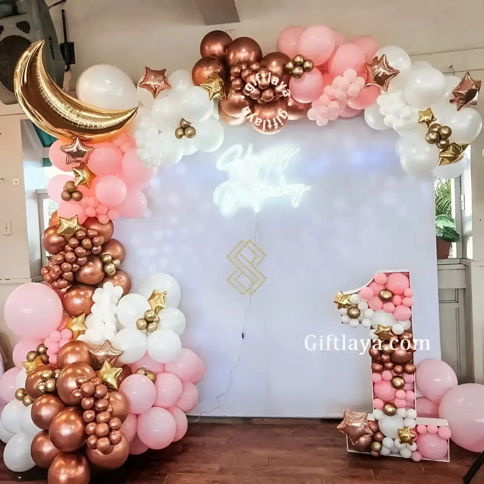 Star Moon Premium Birthday Decoration