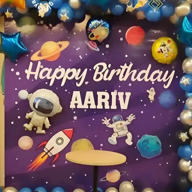 Customized Space Theme Decoration