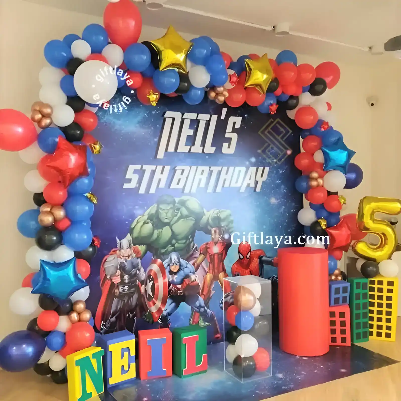Avenger Theme Customized Decoration