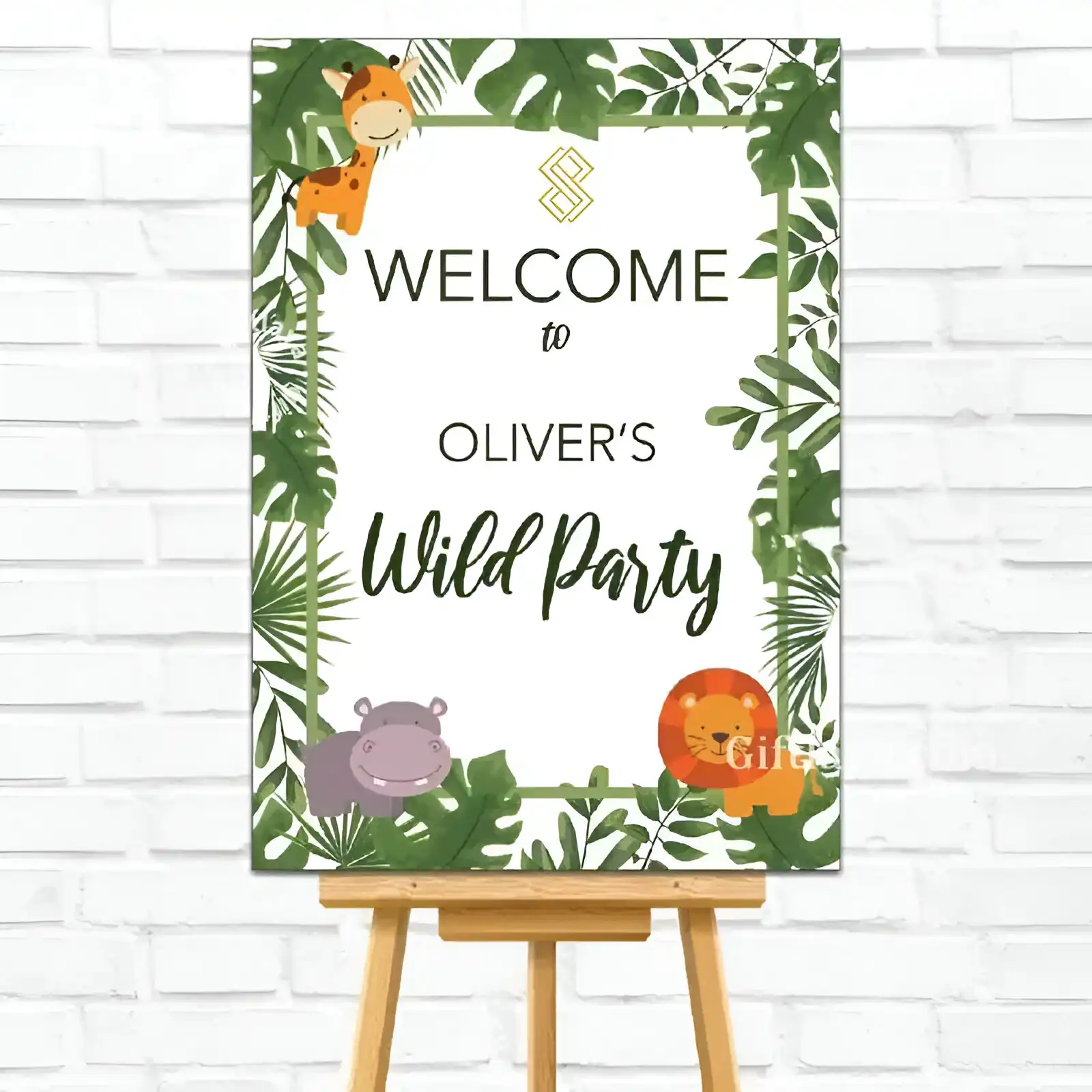 Jungle Theme Birthday Setup