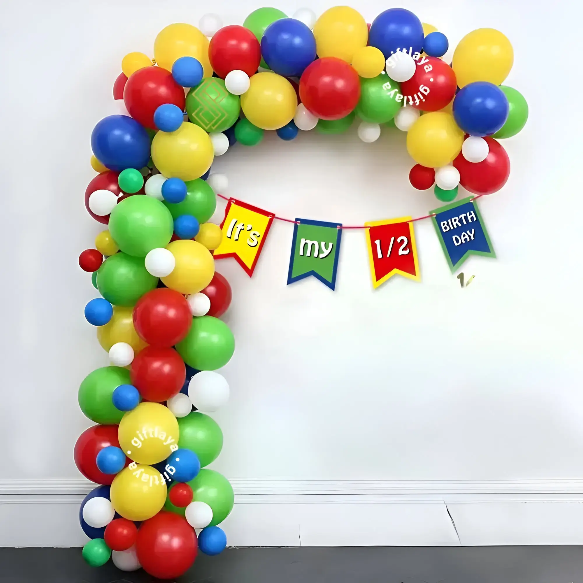 Simple Six Months Birthday Decoration