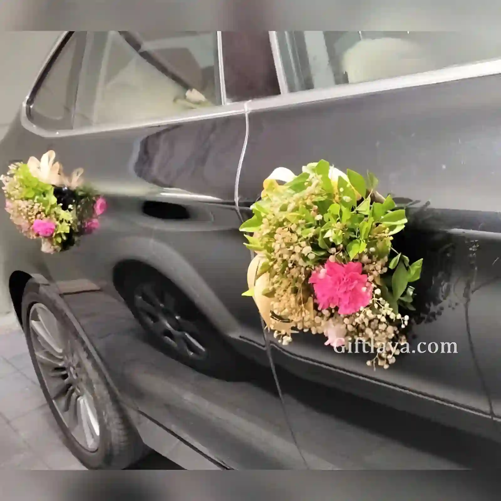 Romantic Floral Car Decoration
