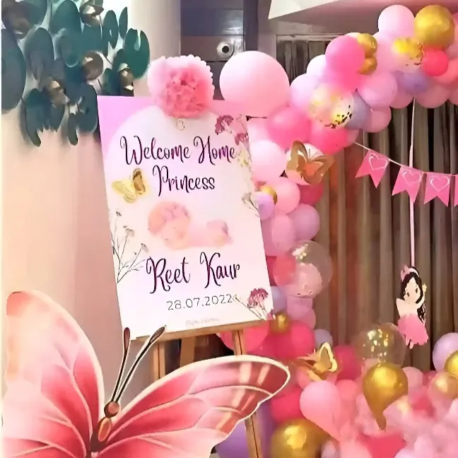 Butterfly Theme Welcome Decoration