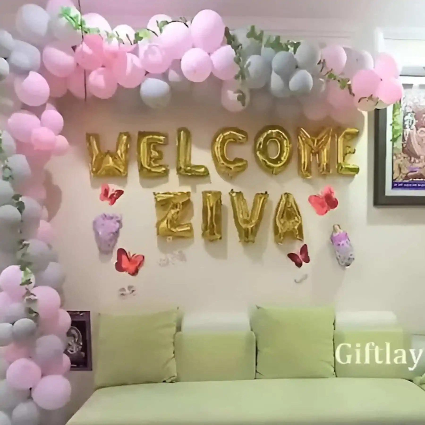Welcome Home Girl Decoration