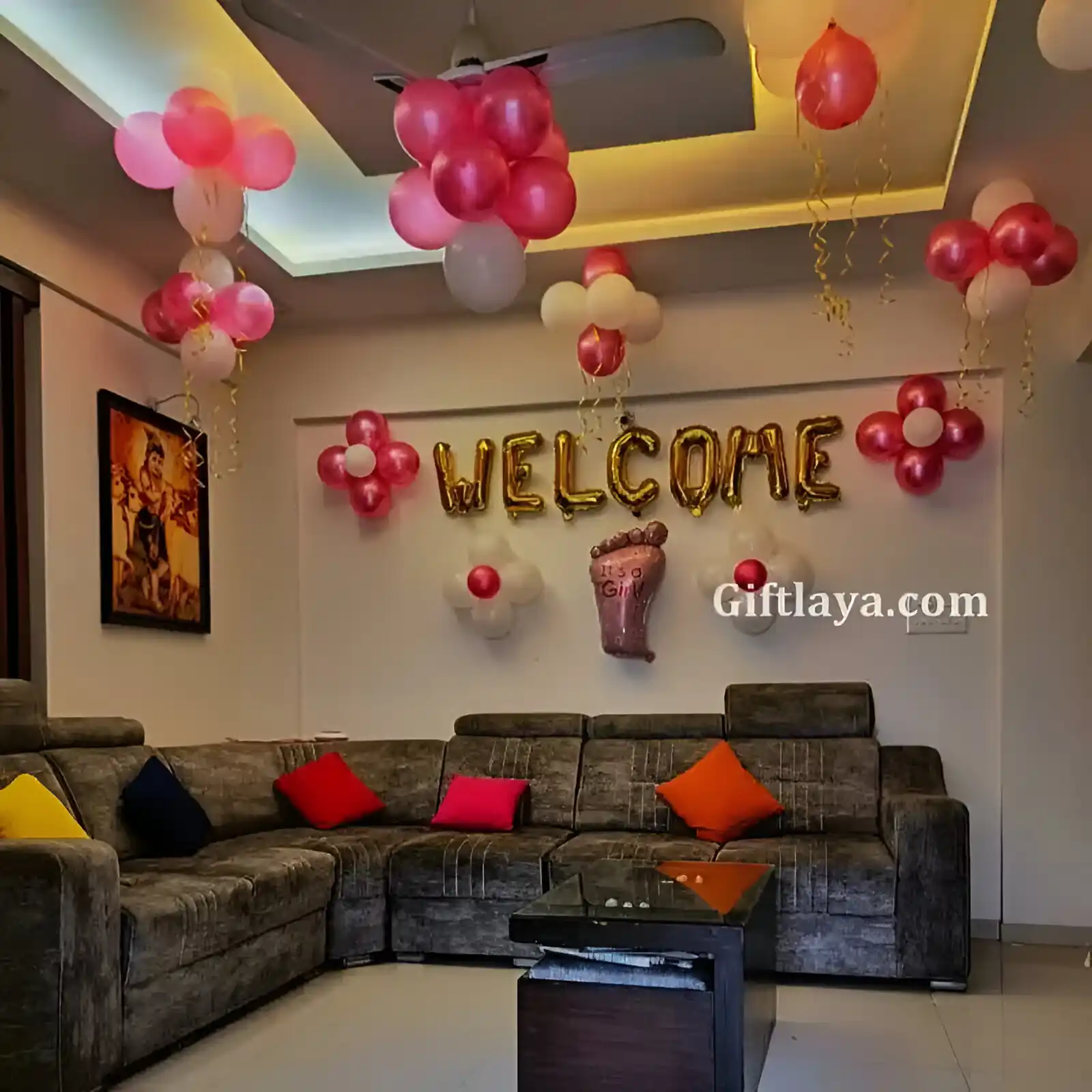 Welcome Baby Girl Decor