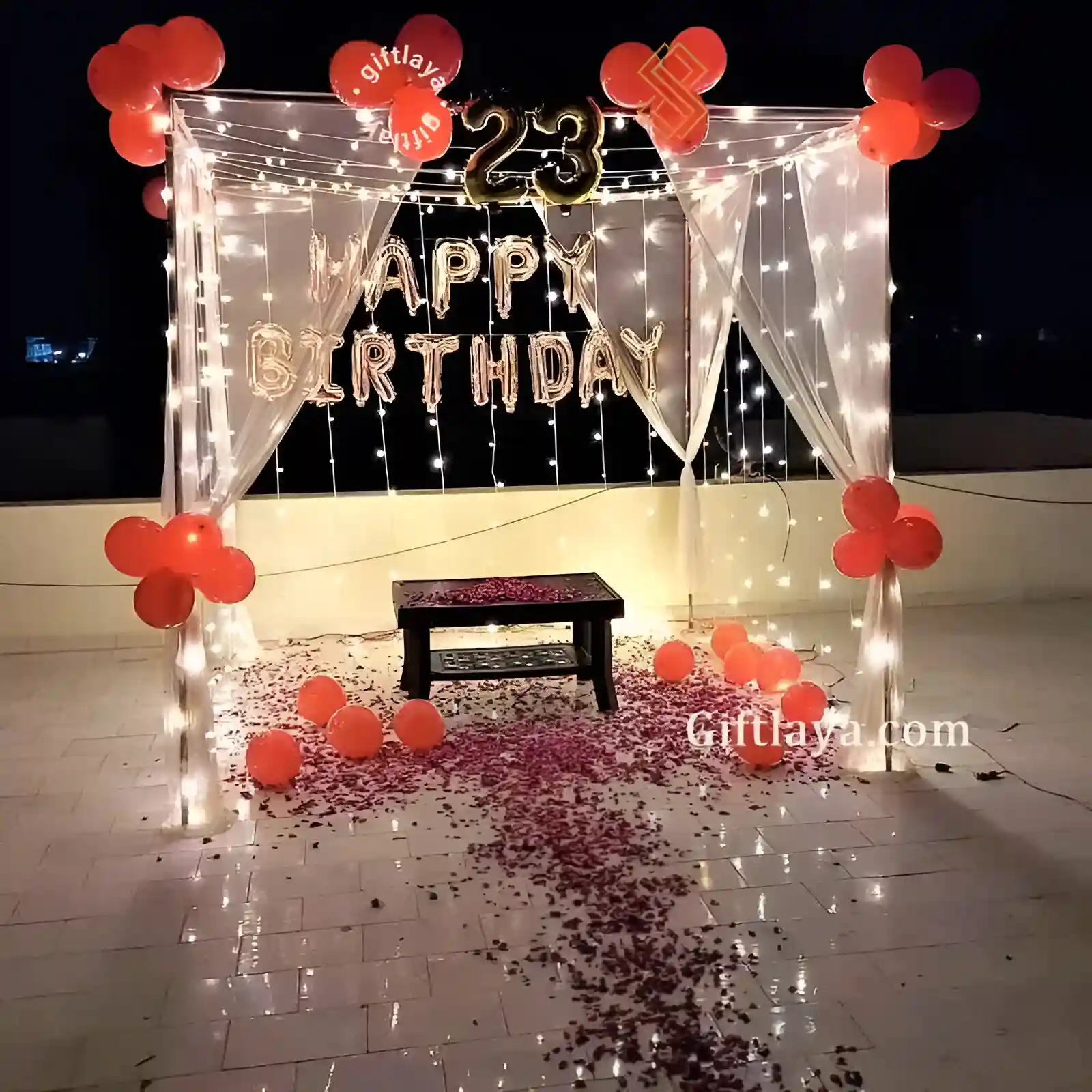 Simple Romantic Terrace Decoration