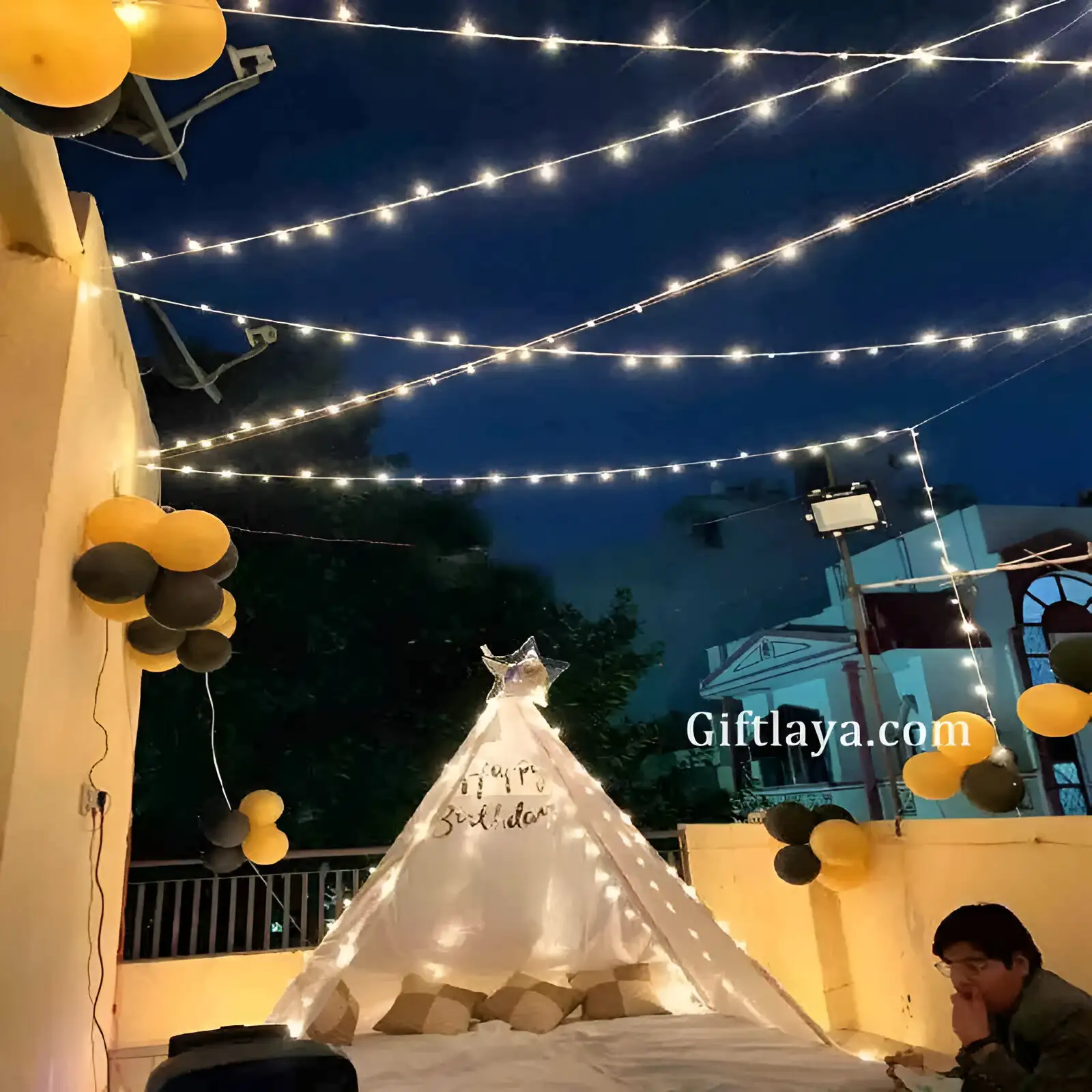 Terrace Cabana Birthday Decoration