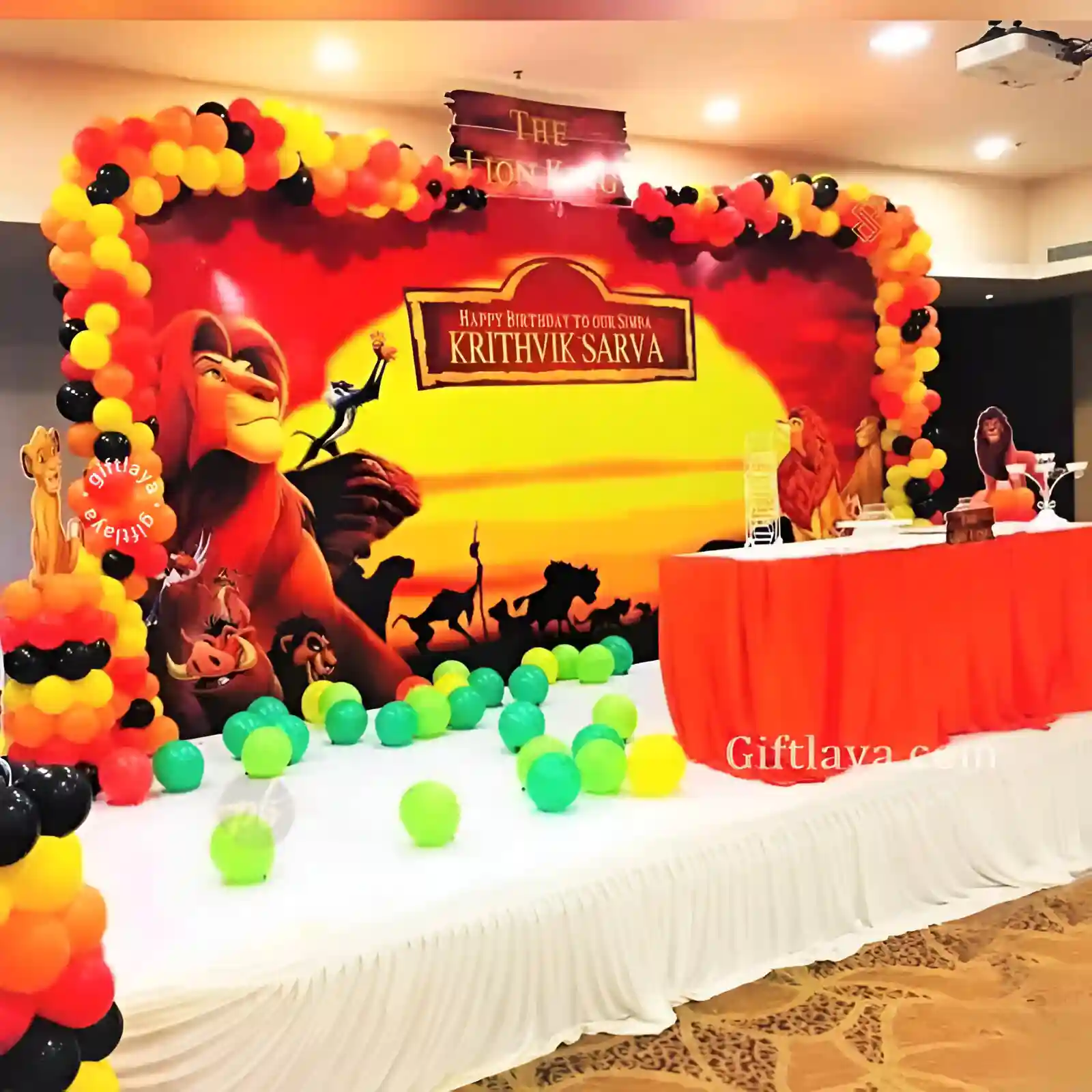 Lion King Theme Decoration