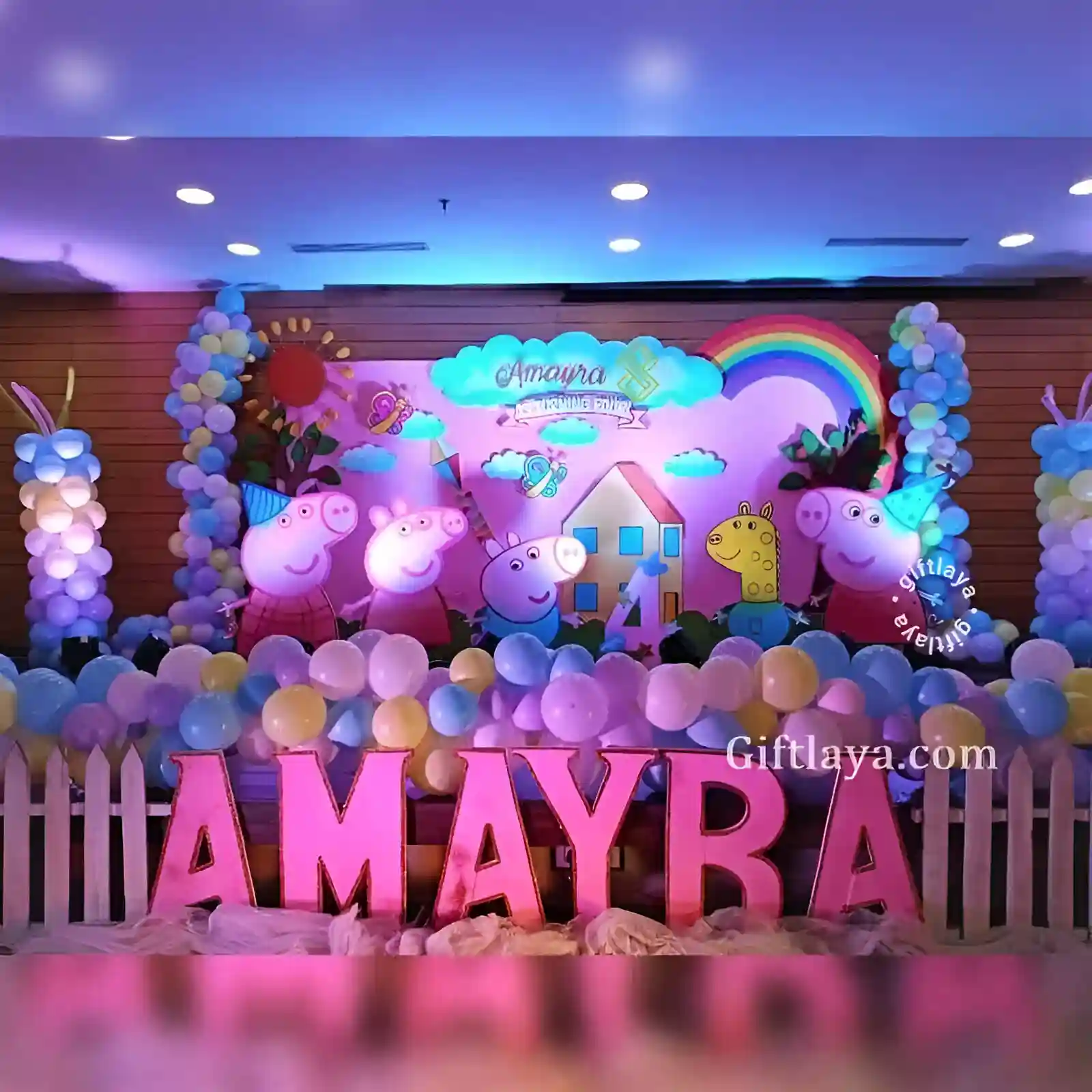 Premium Peppa Pig Backdrop