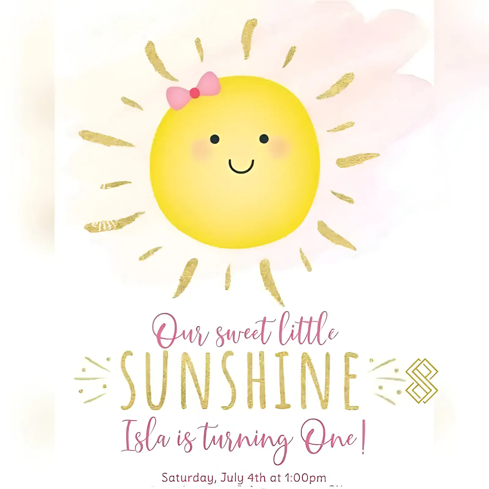 Sunshine Theme Stage Decoration