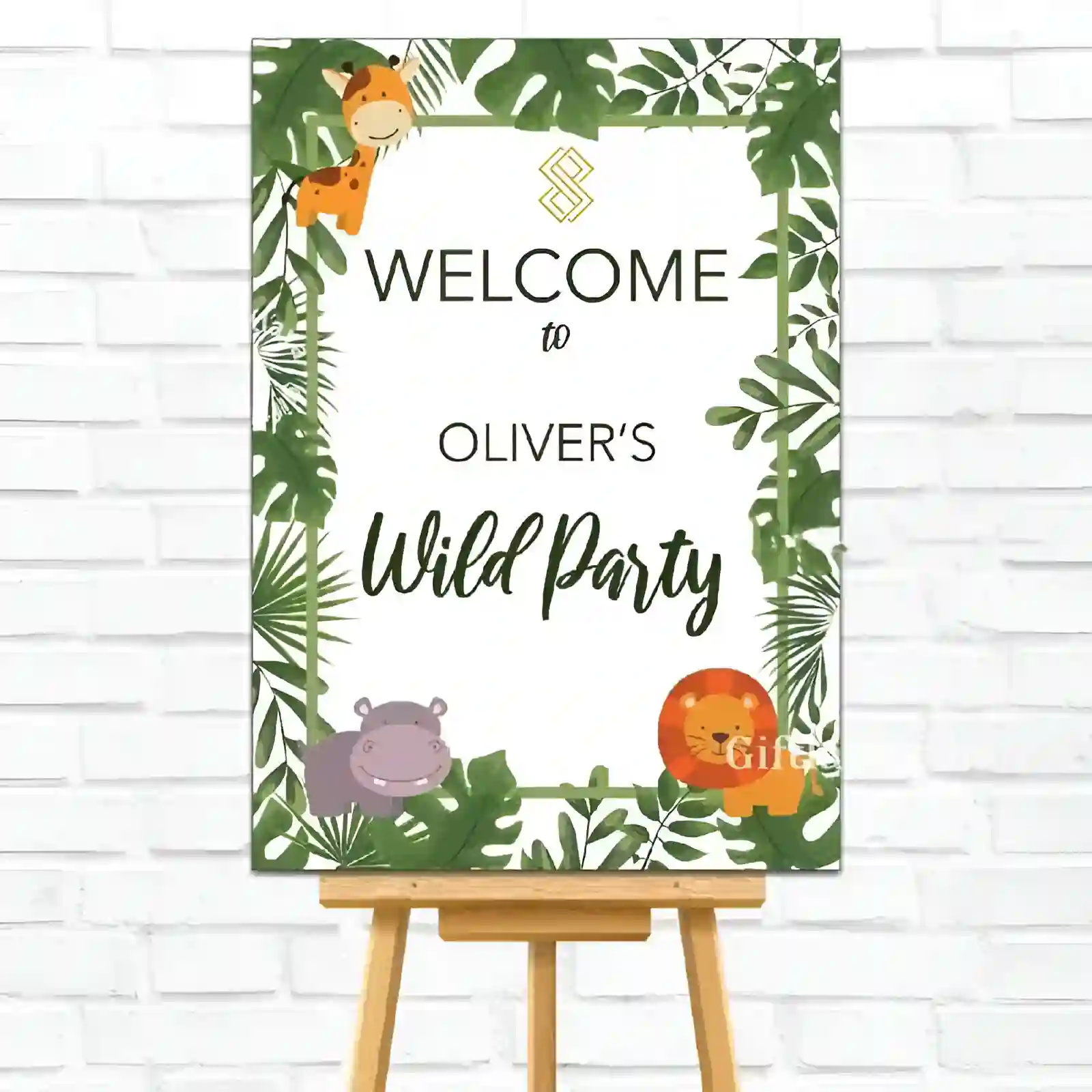 Simple Birthday Stage Backdrop