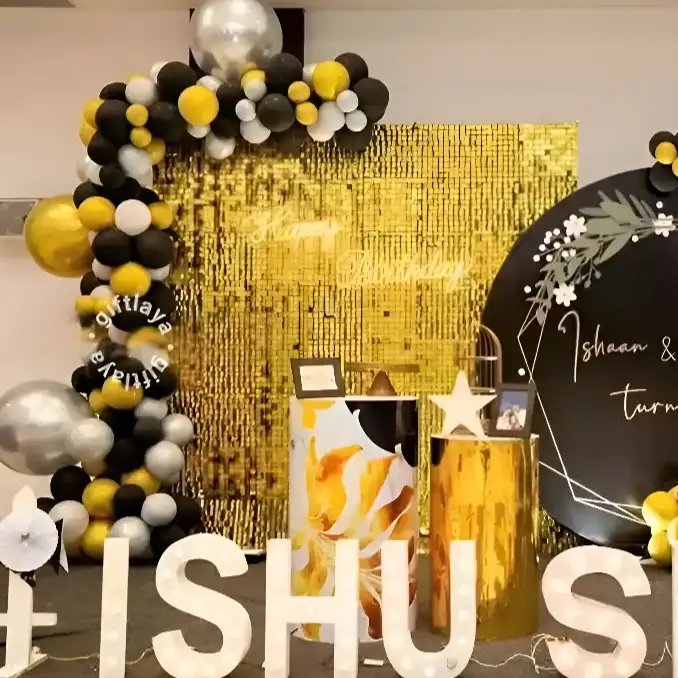 Birthday Stage Balloon Decoration