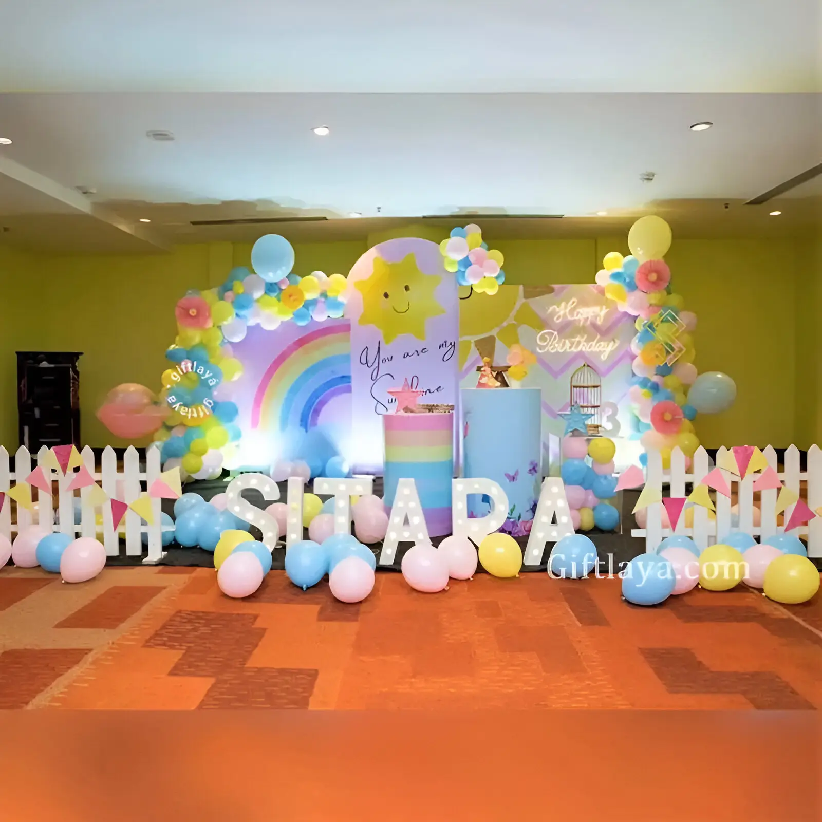 Sunshine Theme Stage Decoration