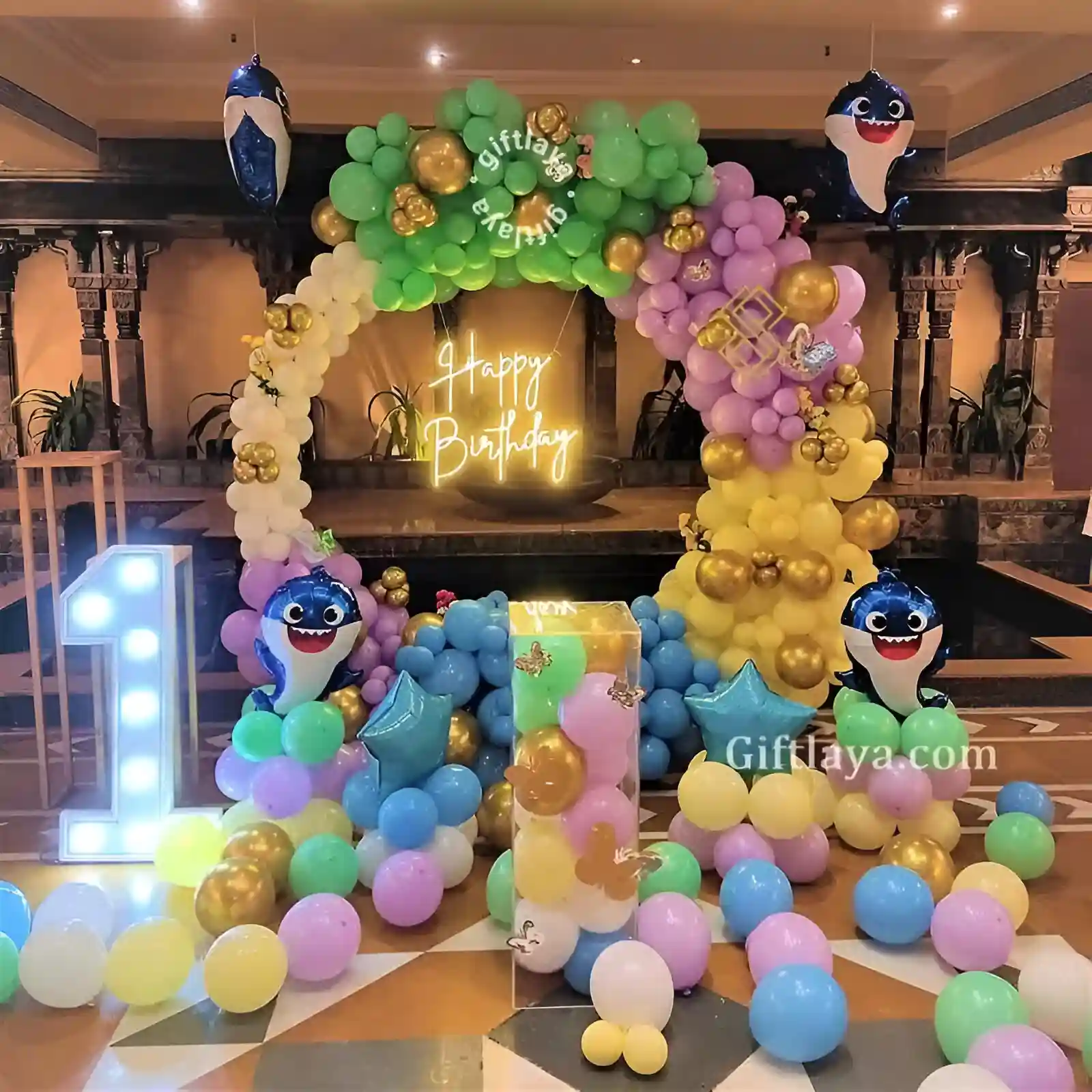 Baby Shark Theme Stage Decoration
